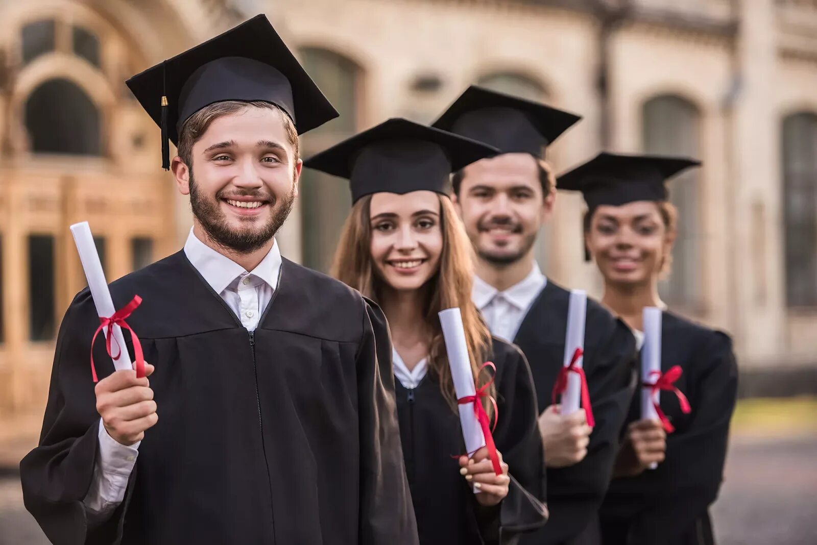 After graduating from the university
