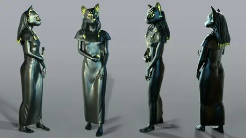 Косплей египетской кошки