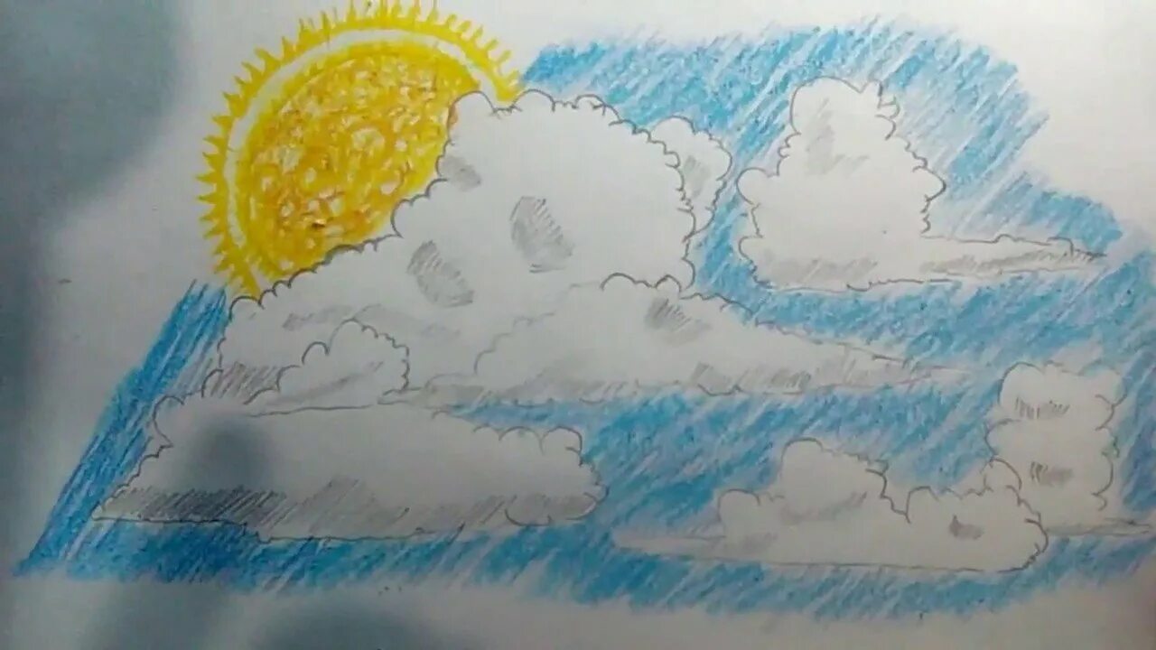 Здесь можно выполнить рисунок показывающий удивительную. Облака рисунок. Рисование облаков. Облака рисунок карандашом. Небо рисунок для детей.