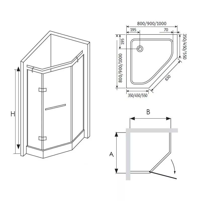 Душевая кабина угловая 80х100 габариты. Габариты душевой кабины 800х800. Душевая кабина габариты 90x190x90. Душевая кабина 100х100 угловая габариты. Душевой поддон 100х100 угловой