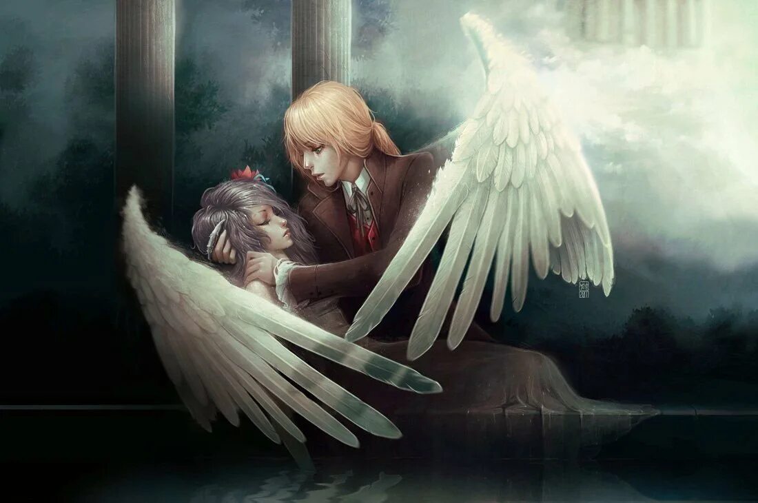 Мы ангелы 1 том. Девушка с крыльями. Ангел арт. Парень и девушка с крыльями.