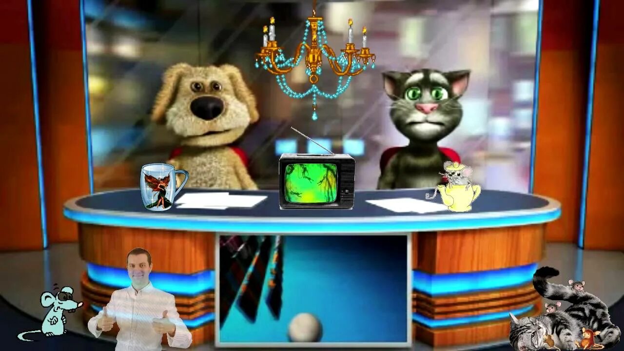 Включи том и бен. Talking Tom & Ben News - том и Бен телеведущие. Talking Tom and Ben News. Talking Tom and Ben News Studio. Гараж Тома и Бена.