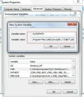 Unknown system variable