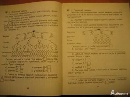 Учимся решать задачи 4 класс