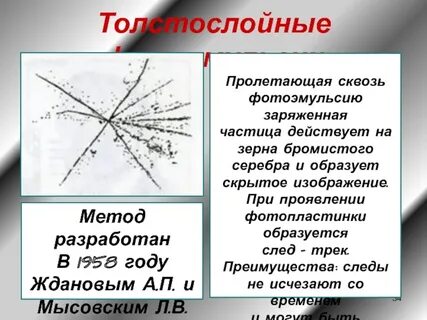 В чем заключается принцип действия фотоэмульсии