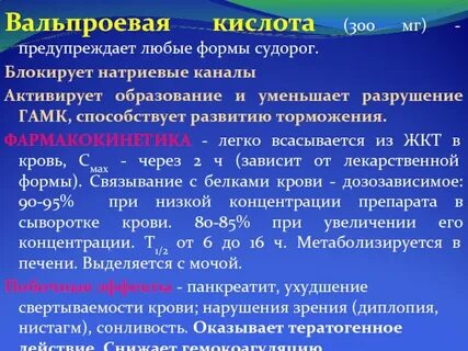 Названия вальпроевой кислоты
