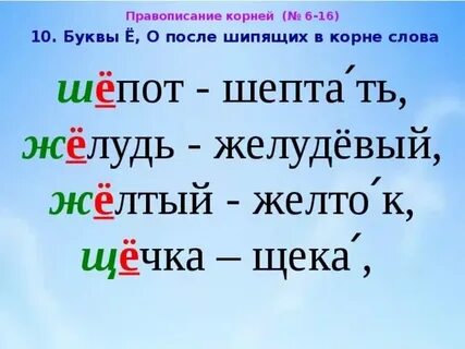 Молодой однокоренное слово с шипящим на конце