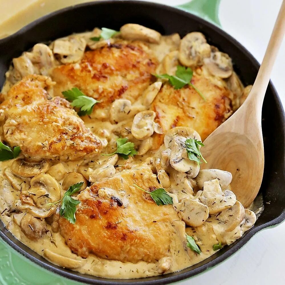Рецепты куриной грудки со сметаной