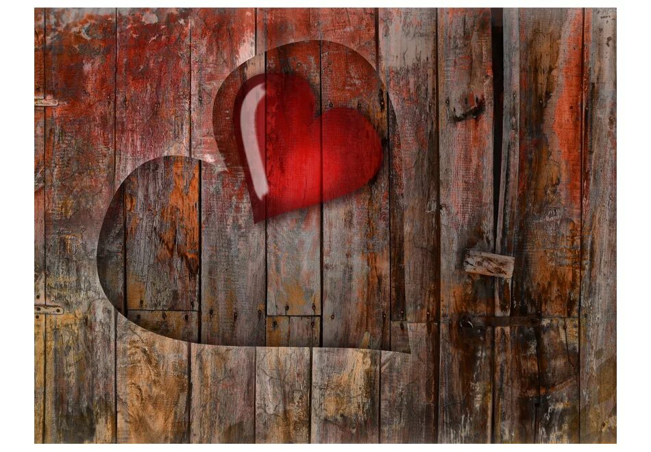Твое невероятное сердце. Сердечки на деревянном фоне. Фотообои сердце. Сердце лофт. Фотопанно сердце.