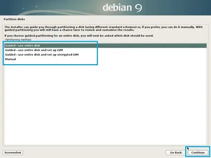 Как установить debian