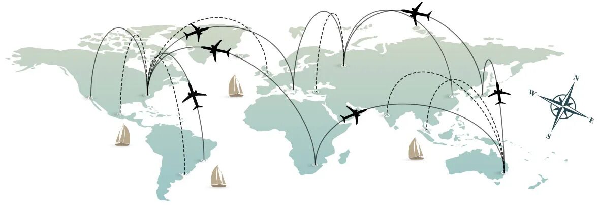 Международное право международные перевозки. Международные воздушные перевозки. Логистика путь. Международные авиаперевозки карта.