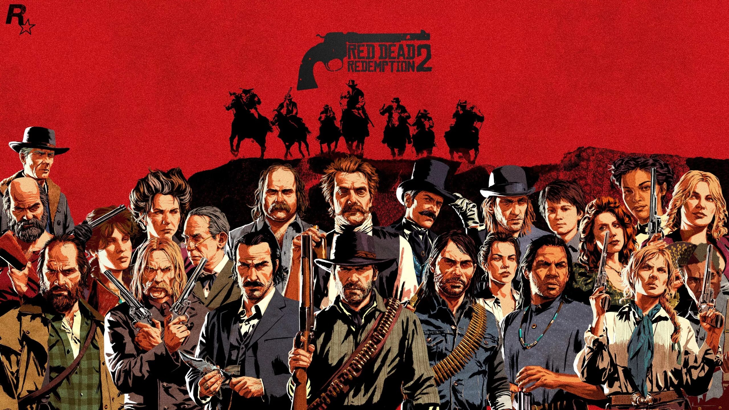 Red Dead Redemption 2 Wallpaper. Ред де три Деншен 2.