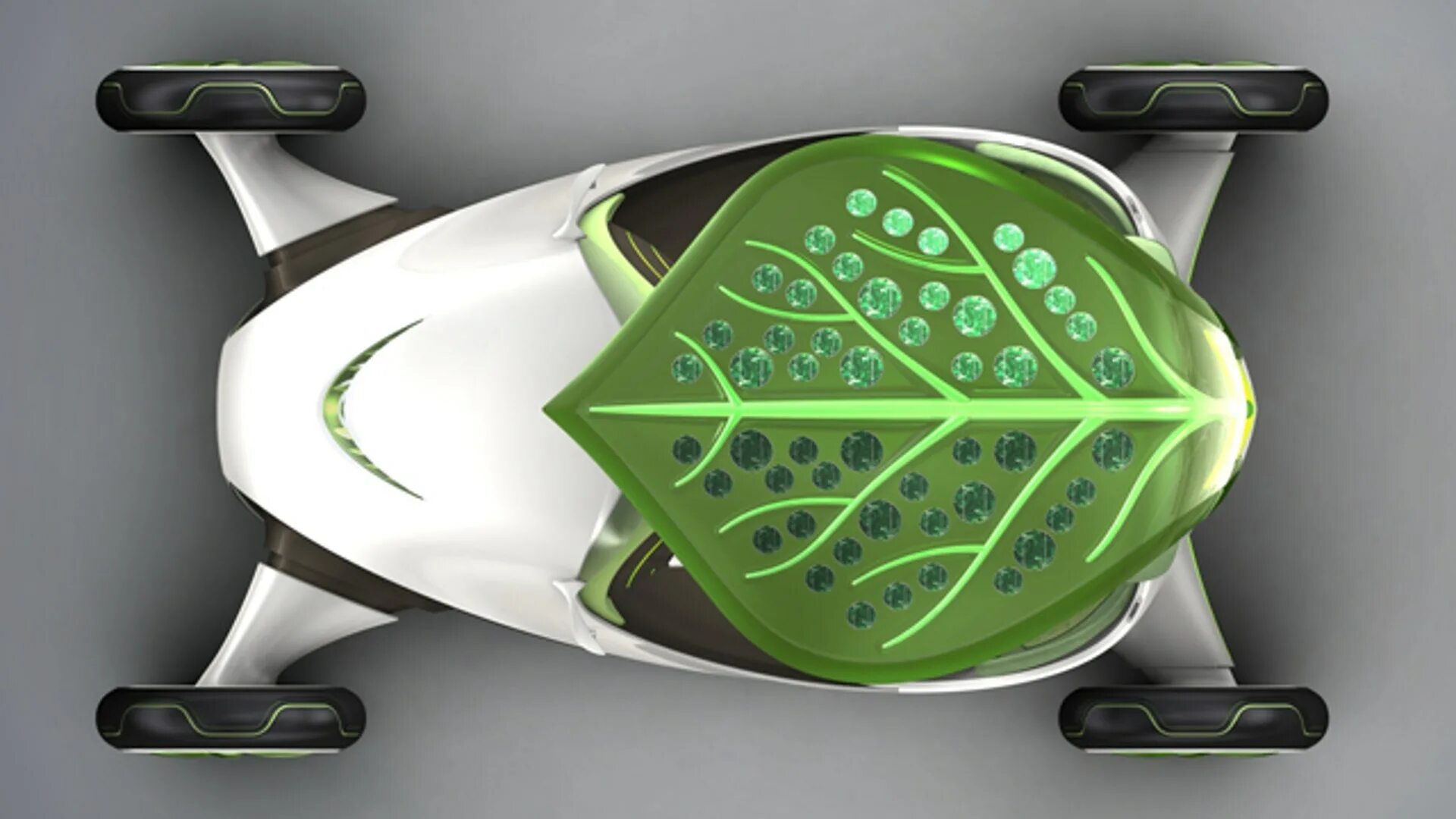 Лист будущего. Бионический транспорт будущего. Экологичные изобретения. Bionic электромобиль.