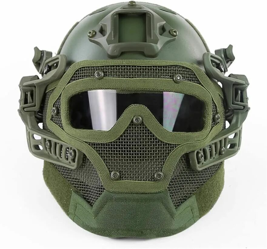 Боевой шлем купить. Tactical Full face шлем. Тактическая Airsoft пейнтбол шлем. Шлем fast PJ Tactical Helmet маска. WOSPORT Airsoft шлем.