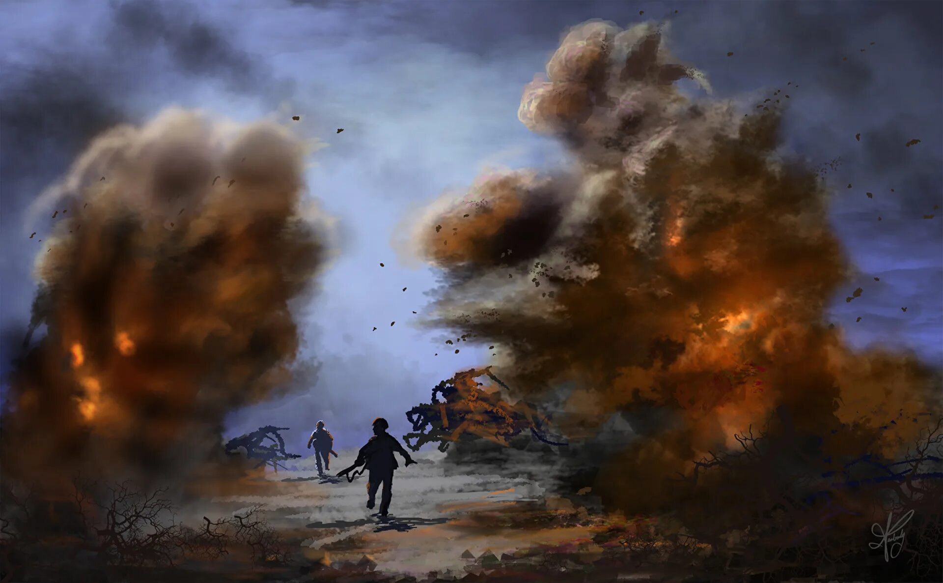 я ангелом летал и видел дым сражений