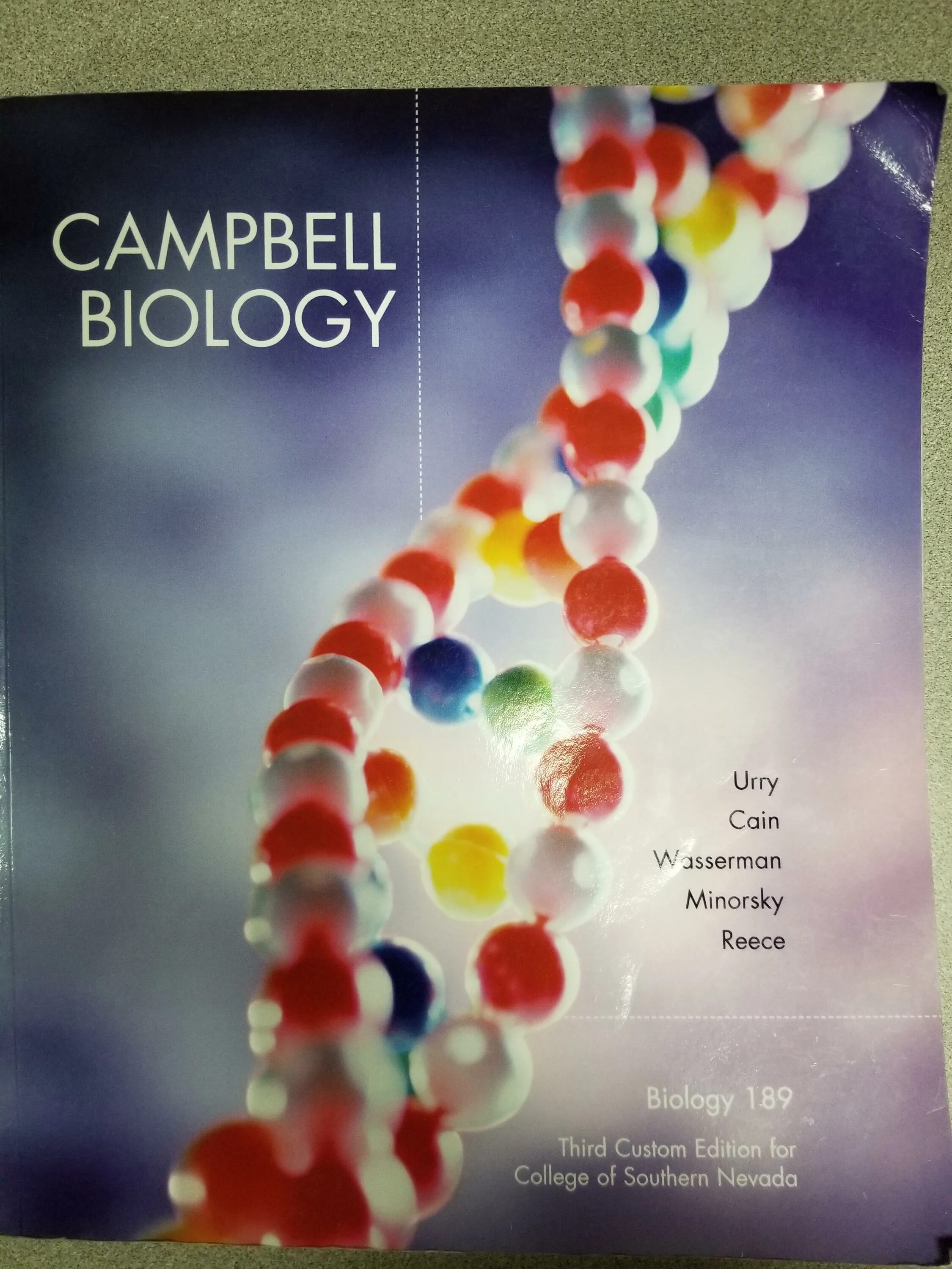 Campbell biology. Pearson Biology. Campbell Biology first Edition.