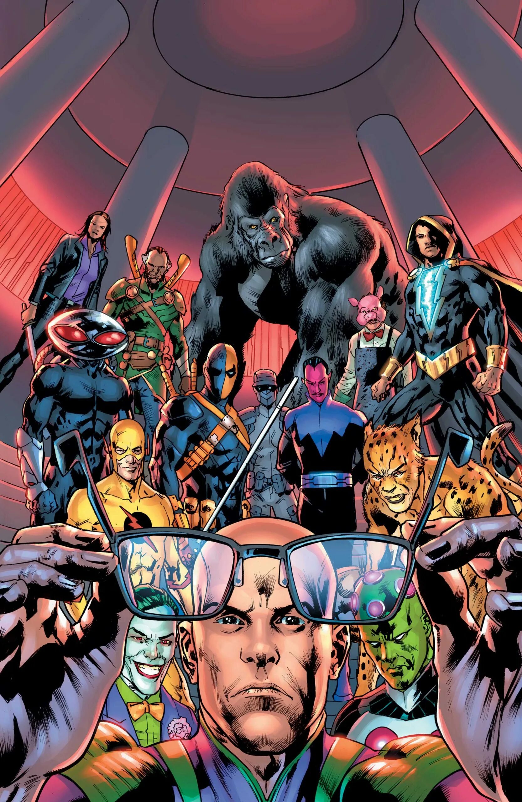 DC злодеи Супермена. Лига злодеев ДС. Комиксы Марвел антигерои. Вселенная Марвел антигерои.