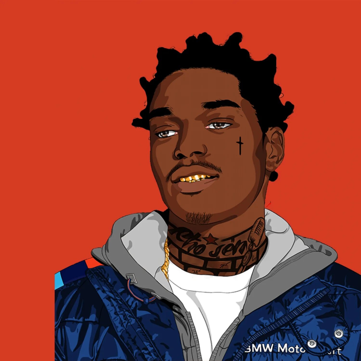 Рэпер с именем мультяшного пса. Kodak Black. Kodak Black Art. Kodak Black арт. Рэпер арт.