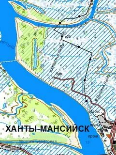 Кадастровая карта ханты мансийска