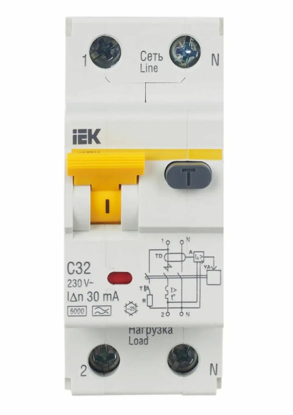 Автомат дифференциальный АВДТ 32 c25 25а 30 ма (mad22-5-025-c-30) IEK. Дифференциальный автомат 16а 30ма IEK. Дифавтомат IEK 25а. Диф автомат ИЭК 16а. Iek 16а характеристика