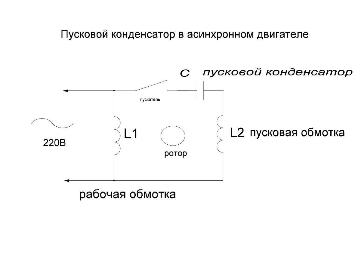 Как подобрать конденсатор к электродвигателю 220в. Схема подключения однофазного коллекторного электродвигателя 220в. Схема включения электродвигателя с пусковым конденсатором. Схема подключения однофазного реверсивного электродвигателя. Схема подключения асинхронного двигателя 220в с конденсатором.