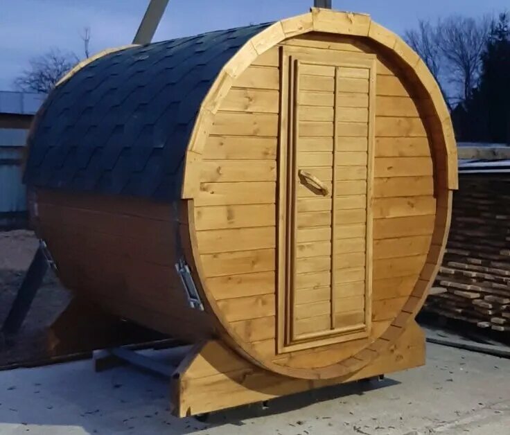Купить баню-бочку в Ижевске Баня-бочка под ключ