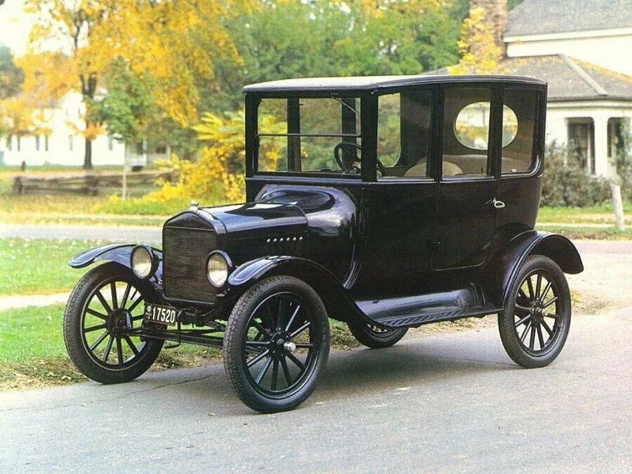 Первые серийные автомобили. Ford model t 1908 и 1927. Ford model t. Ford model t 1919.