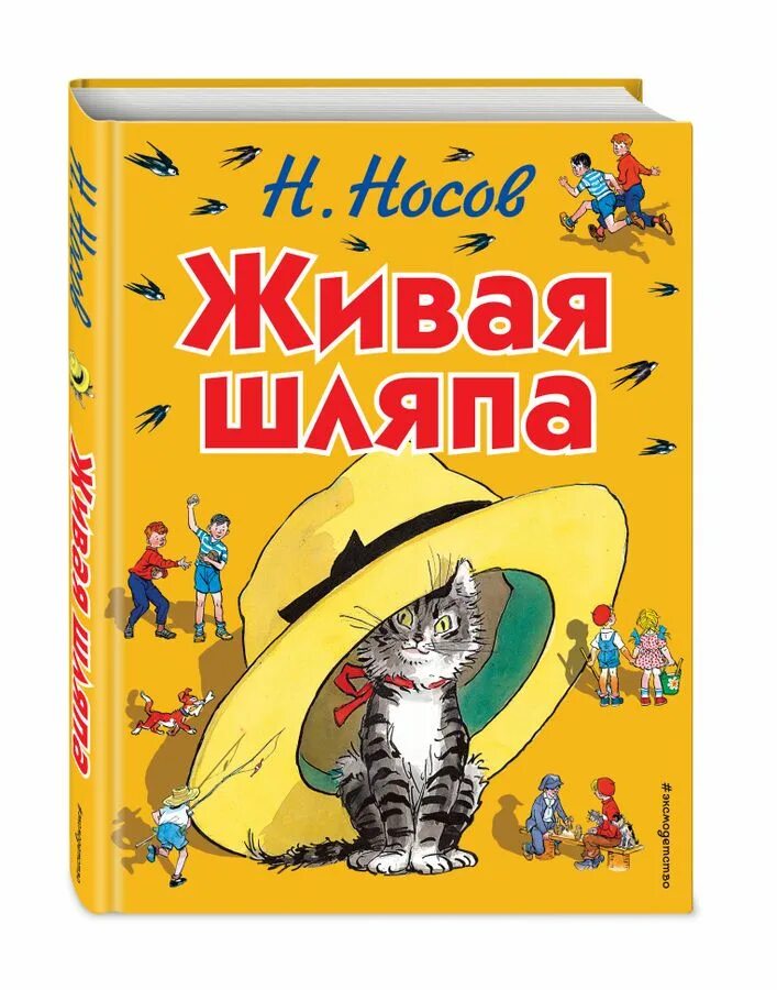 Носов рассказы шляпа читать. Живая шляпа Носова. Произведение н.Носова Живая шляпа. Обложка книги Живая шляпа.