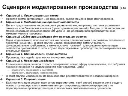 Моделирование производства технология