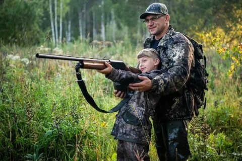 Ребенок охотится