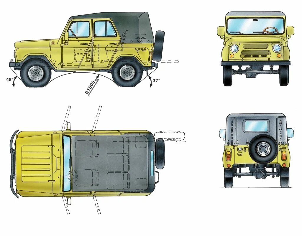 УАЗ 469 чертеж. Габариты кузова УАЗ 469. Габариты УАЗ 3151. Колесная база УАЗ 3151.