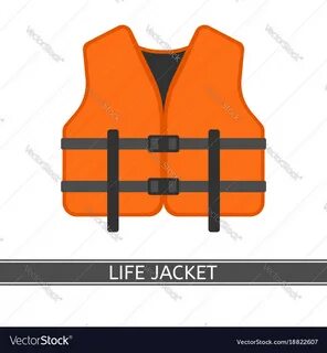 Life jacket isolated vector image on VectorStock 