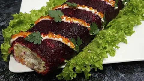 Селедка под шубой рулетом