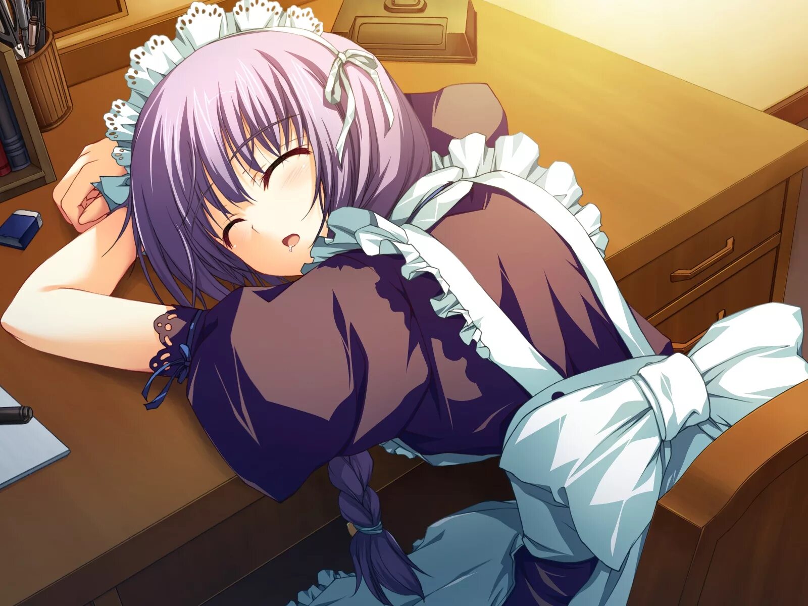 Yen no o tsuki ai. Akatsuki no goei tsuki горничная.