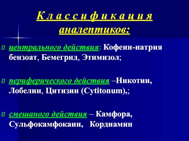 Никотин лобелин цитизин. Аналептики классификация. Этимизол.