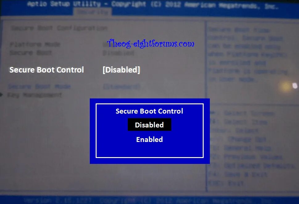 Включить secure boot windows. Secure Boot disabled. Secure Boot ноутбуке. ASUS secure Boot enable.