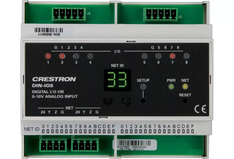 Модули систем управления. Din 8sw8. модуль управления. системы управления crestron. модуль управления освещением.