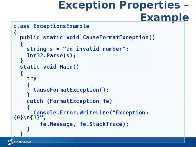 Instance properties