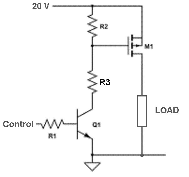 Load Switch MOSFET. RF gain на схеме. Analog Switch applications.