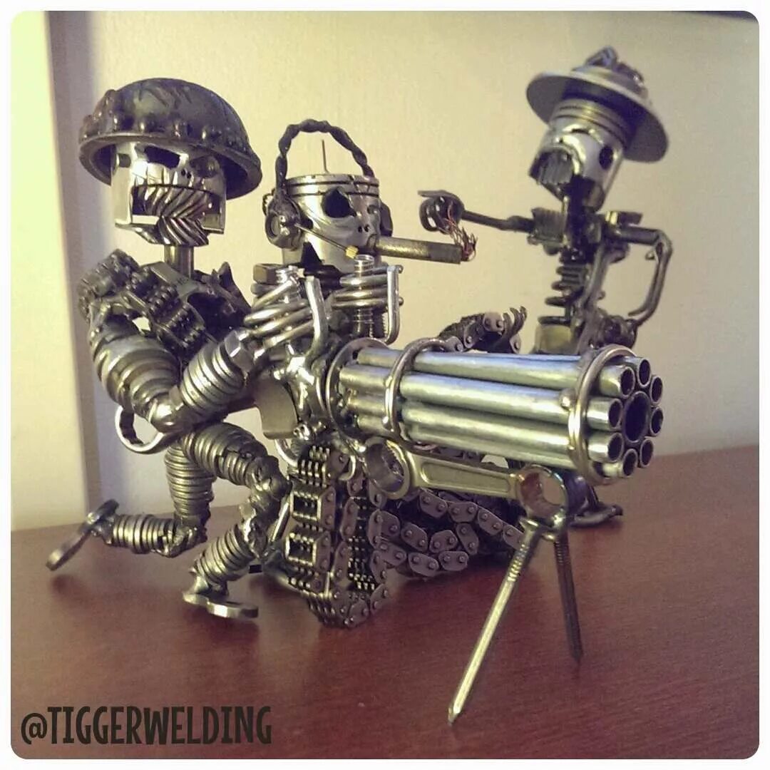 Поделки сварщика своими руками фото Pin on Scrap metal art