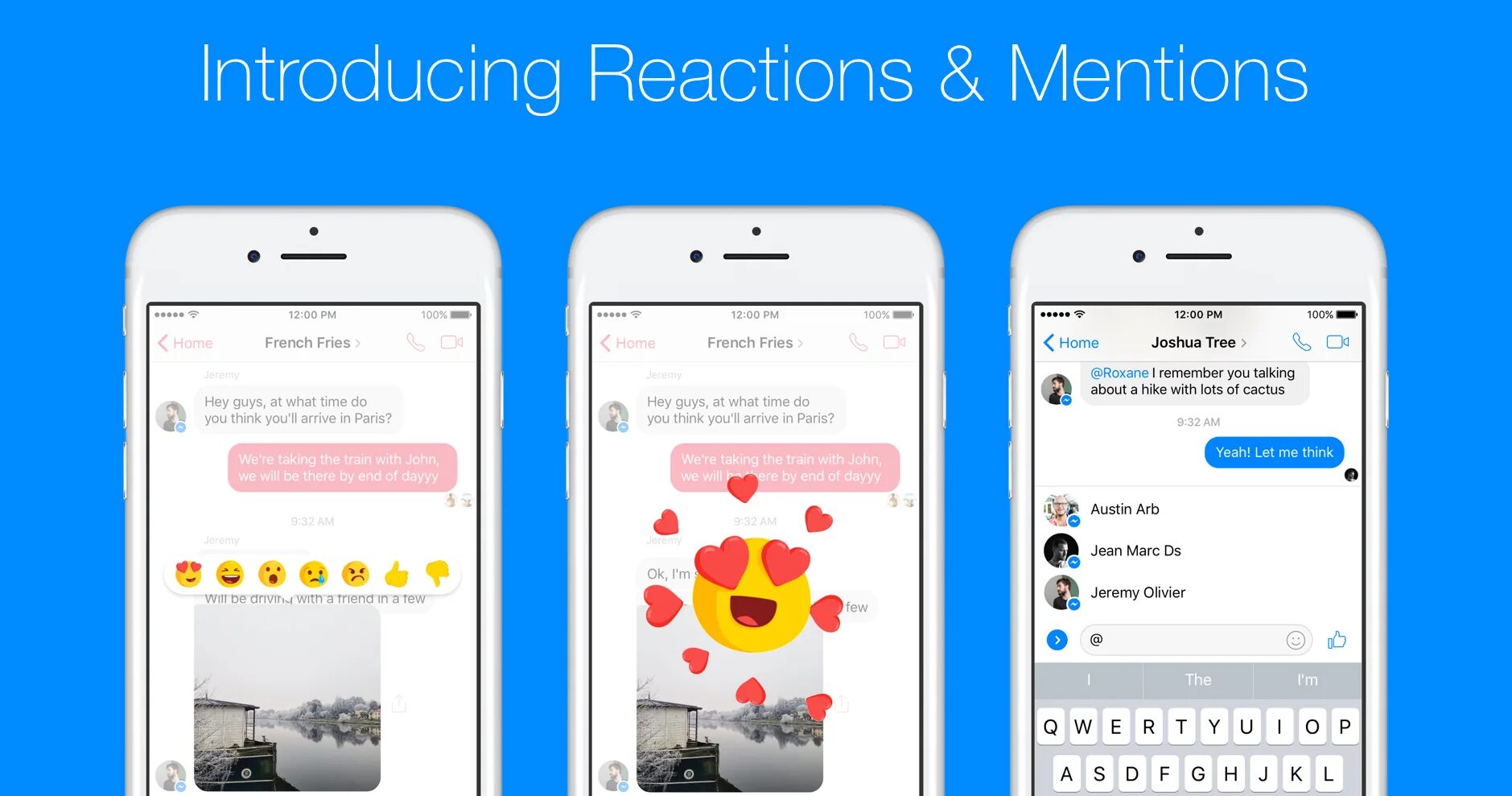 React message. Мессенджер как сделать сердце. Mentions & Reactions. React Facebook. Facebook message Reactions PC.
