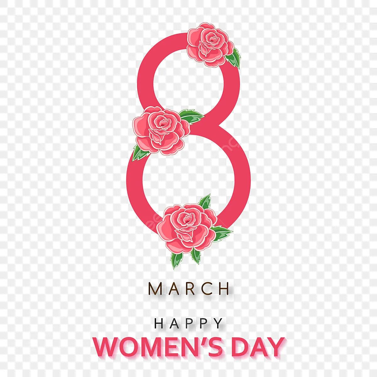 Happy 8th of march. 8th of March. 8 March women's Day.