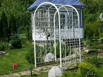 Арка из трубы своими руками