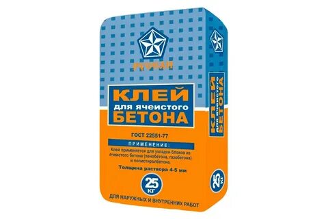 Клей для ячеистого бетона