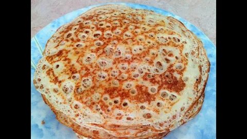 Блины на опаре с сухими дрожжами