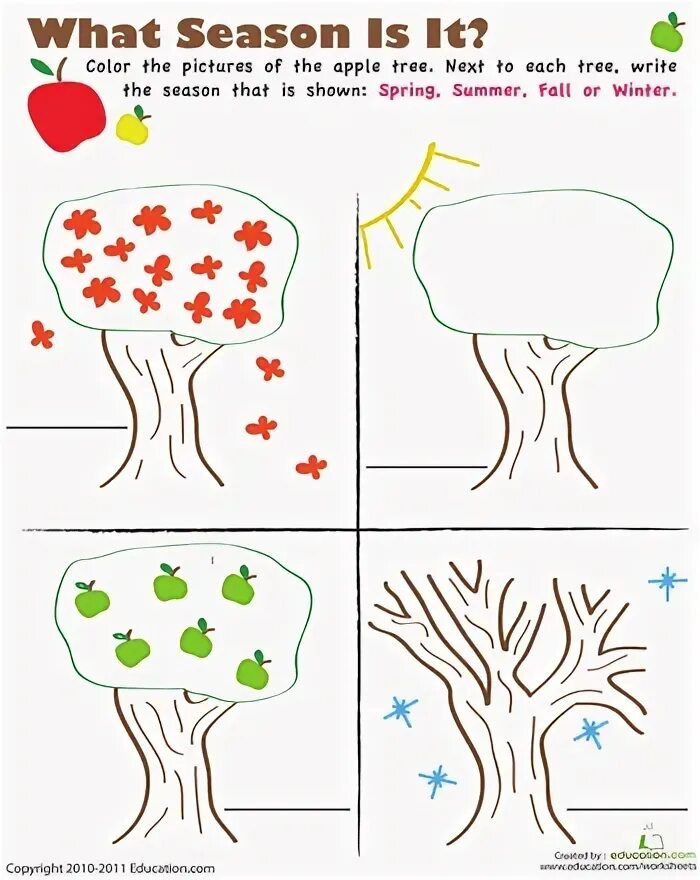 Write the seasons. Seasons worksheets colour. worksheets 4 класс времена года. seasons colours tasks for kids. season tree english.