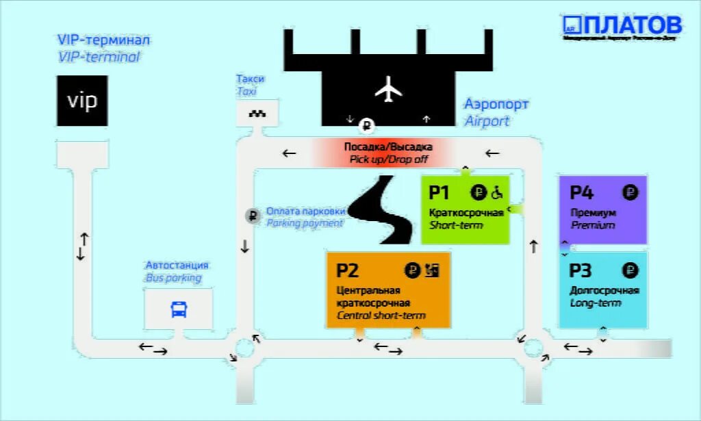 Сколько в аэропорту бесплатная стоянка. Схема парковок аэропорта Платов. Схема парковки аэропорта Платов Ростов на Дону. Схема аэропорта Платов Ростов. Парковка аэропорт.