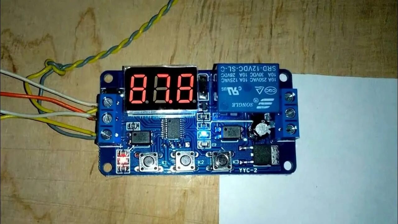 Настройка реле времени из китая LED DC 5V 9V 12V 24V Timing Delay Timer Cycle Turn On/OFF Relay Switch Module eB