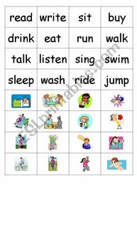 Actions for kids wordwall
