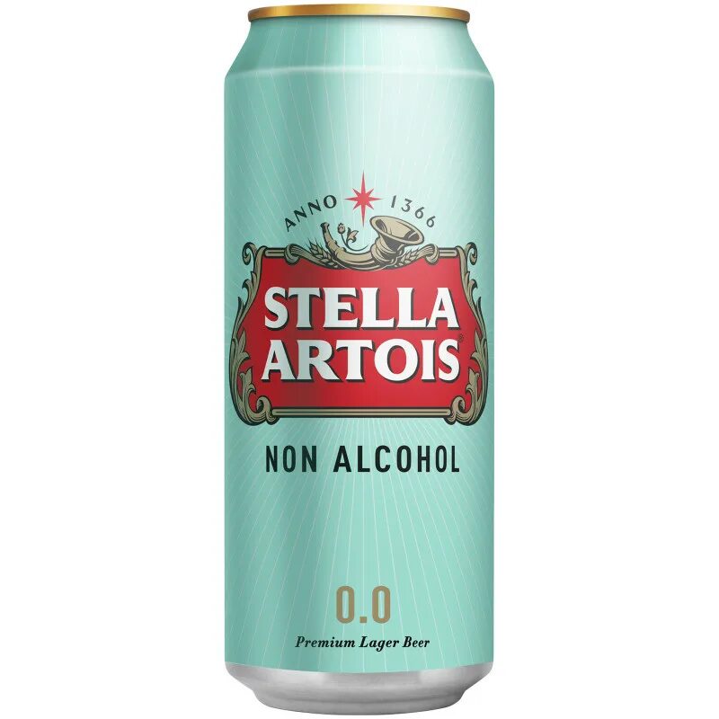 Безалкогольное пиво купить в москве. Пиво безалкогольное светлое Stella Artois 0,45 л.